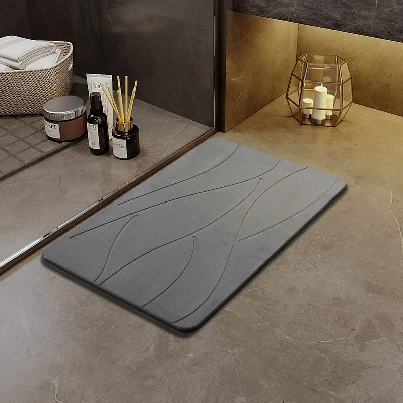 The Stone Bath Mat - Quick Drying Diatomaceous Earth Shower Mat